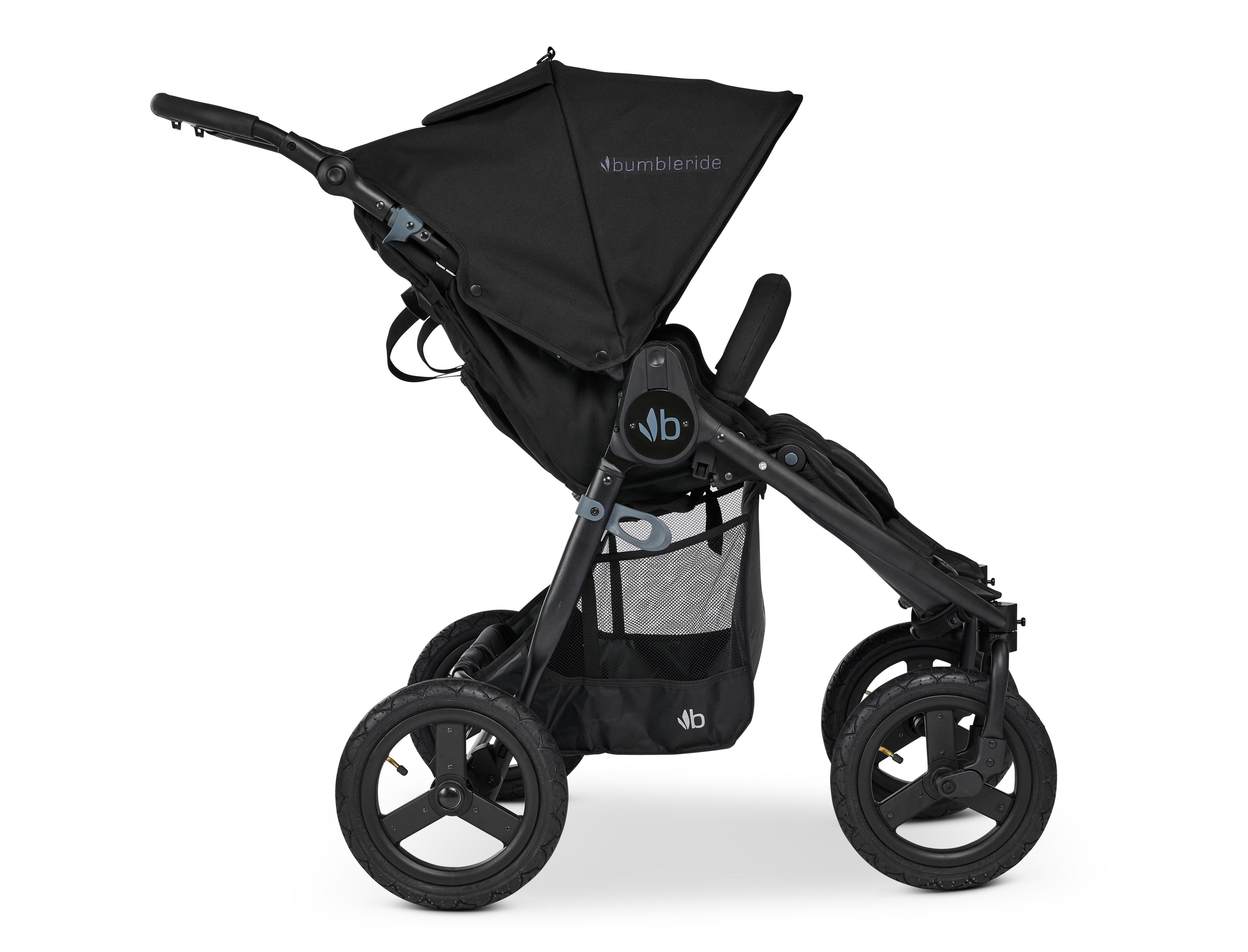 Коляска прогулочная Bumbleride Indie Twin / Black - фото 12
