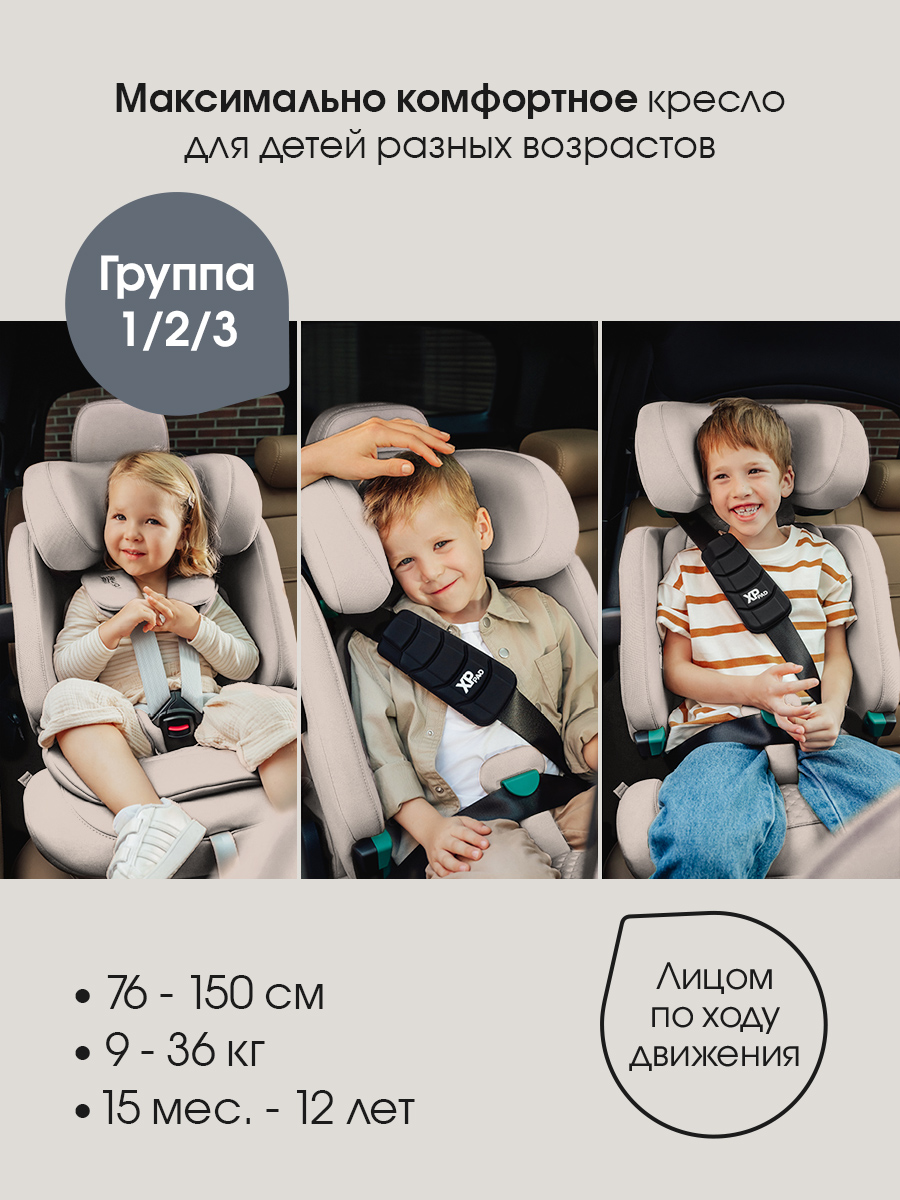 Автокресло Britax Roemer Advansafix Pro Lux Isofix 1/2/3 (9-36 кг) бежевый - фото 2