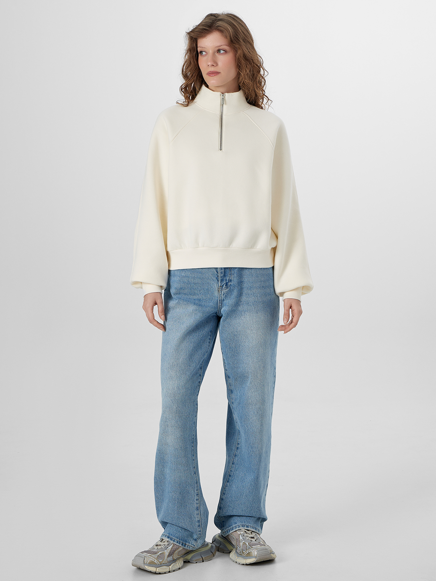 Свитшот Mark Formelle (Марк Формэль) 122738/молочный - фото 3