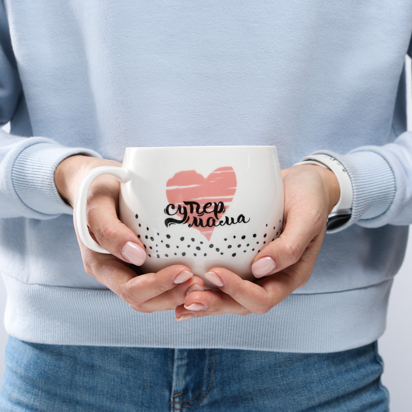 Кружка Дорого внимание Супер мама 600 мл - фото 3