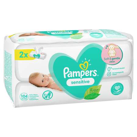 Влажные салфетки Pampers Sensitive 104 шт.