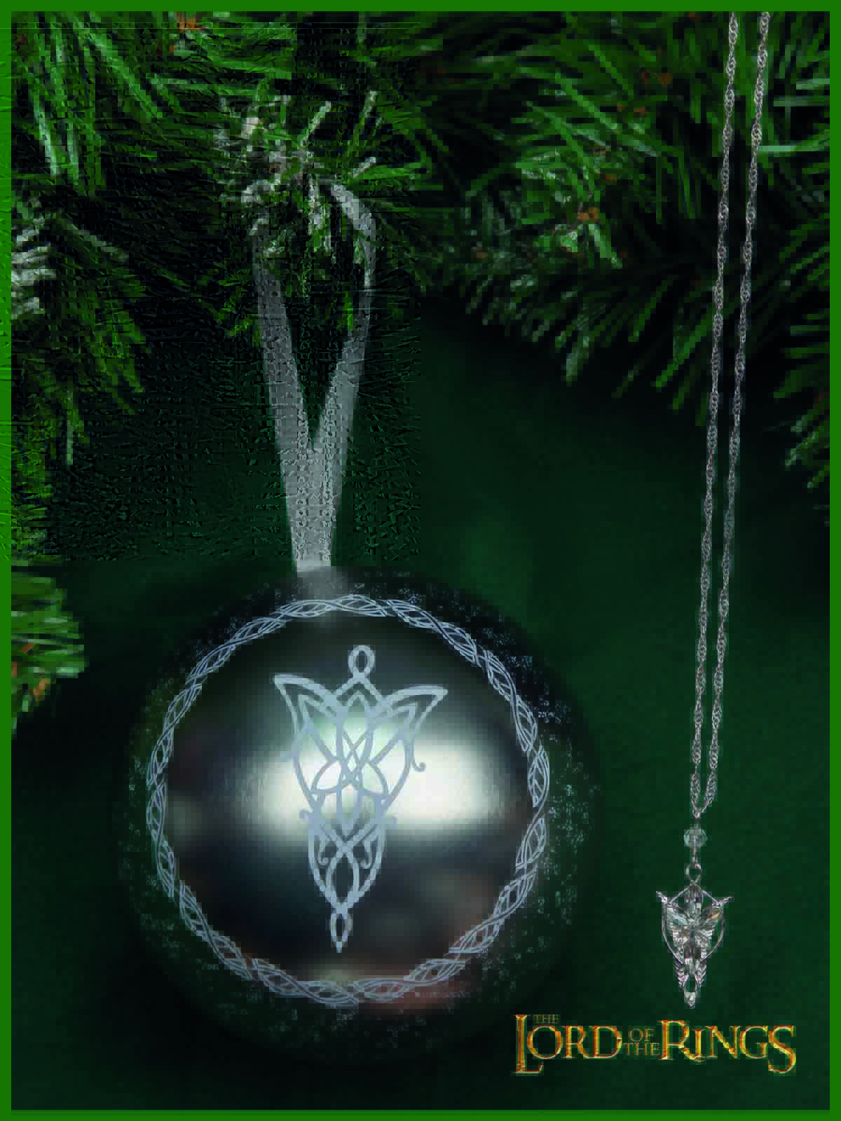 Елочная игрушка The Lord of the Rings Свет Вечерней Звезды металлический шар с подвеской - фото 7