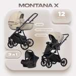 Коляска 3в1 Riko Basic Montana X бежевый