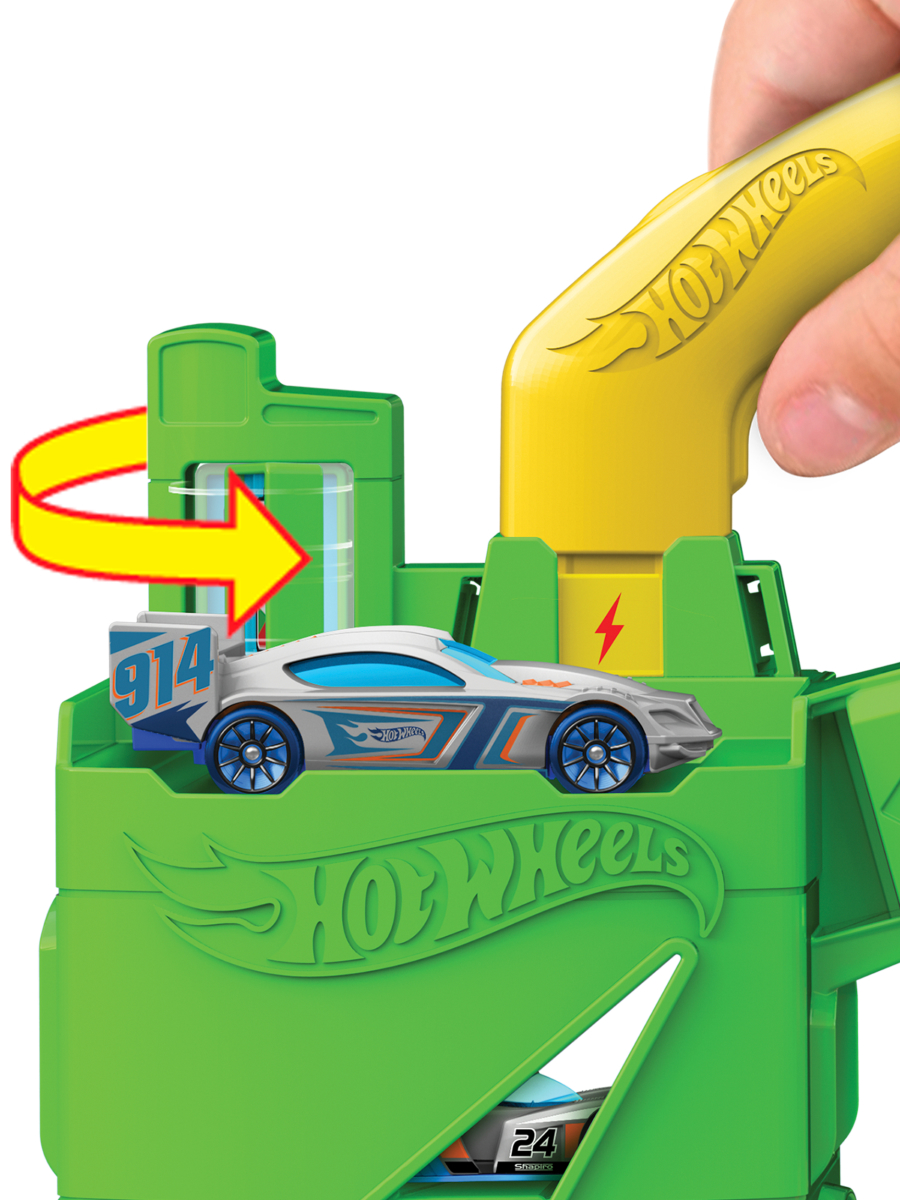 Заправка Hot Wheels HTN79 трек станция для зарядки HTN79 - фото 7
