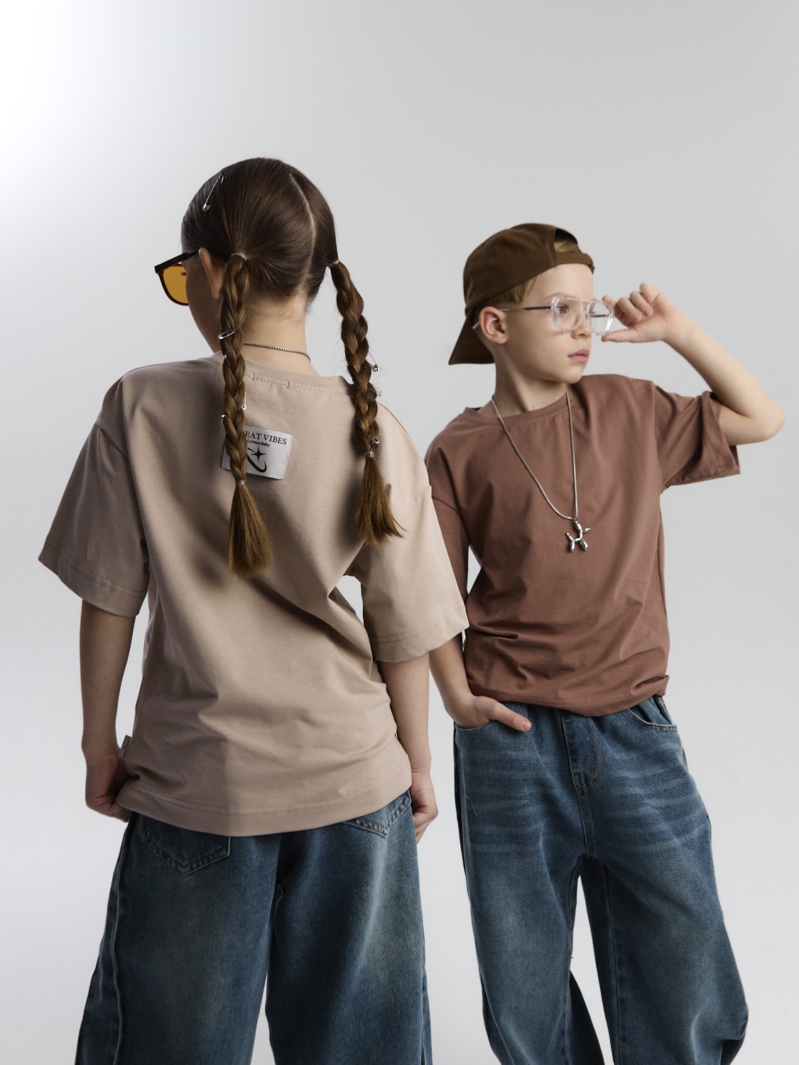 Футболка 2 шт Crimea Baby SET/mokko_brown - фото 5