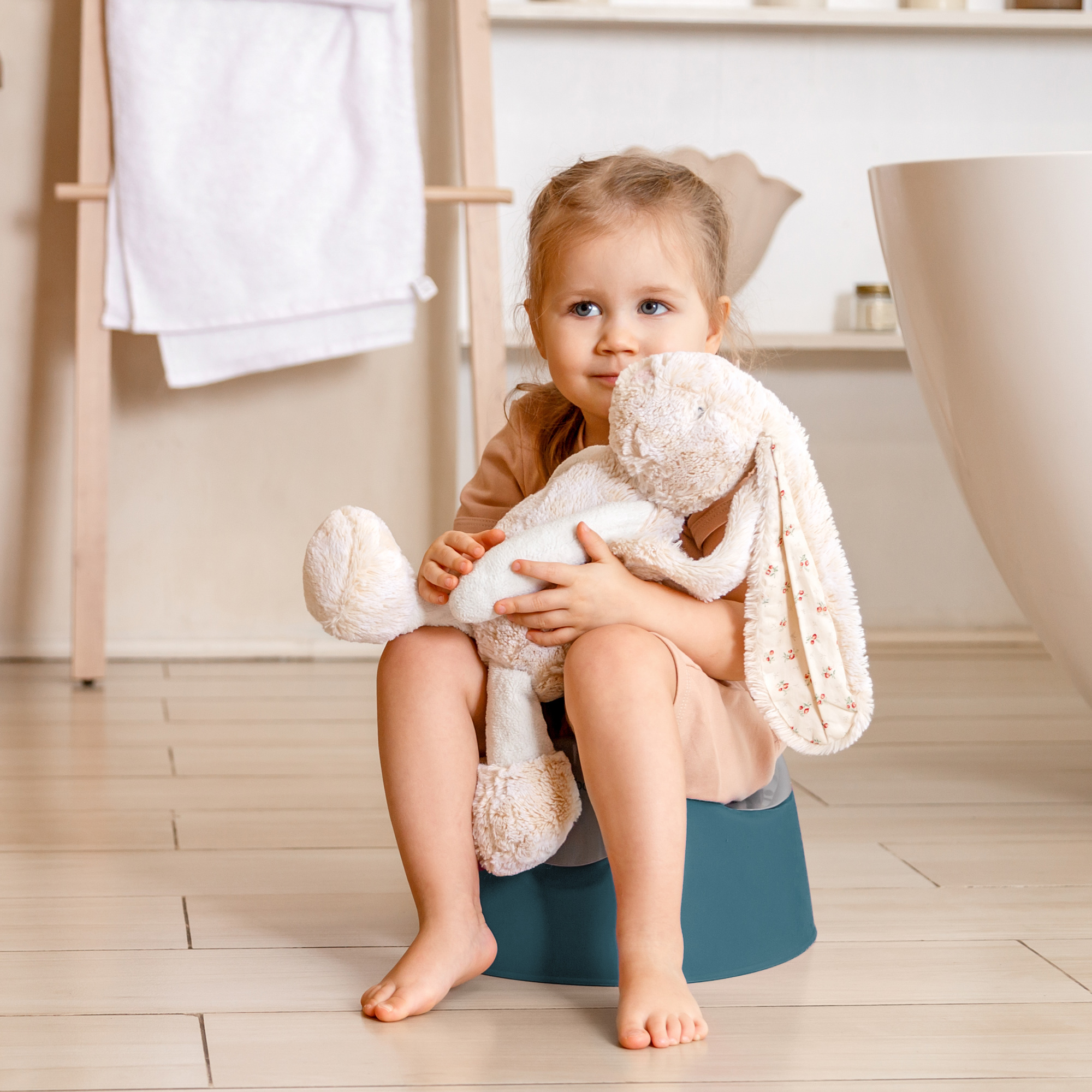Горшок детский Amarobaby Bonny бирюзовый - фото 5