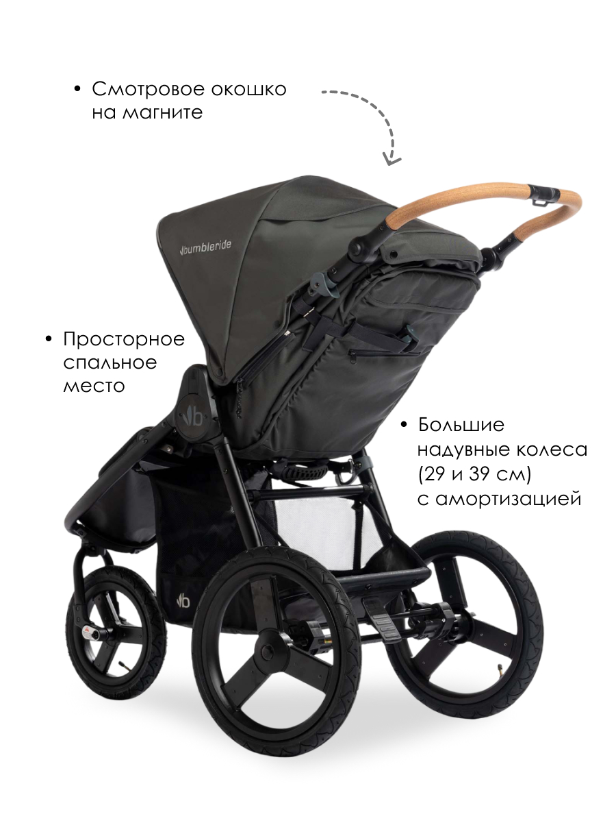 Коляска прогулочная Bumbleride Speed 2025 / Storm - фото 3