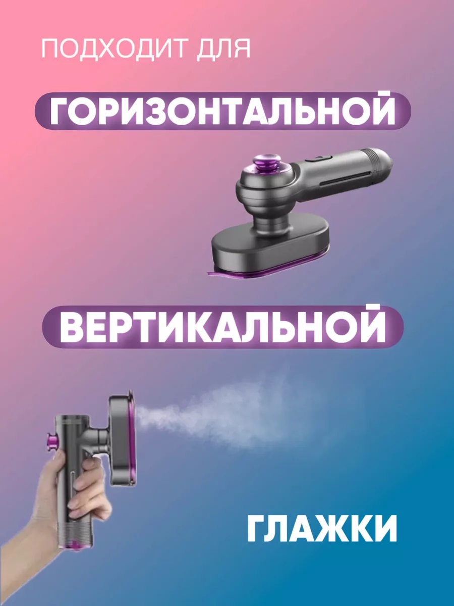 Отпариватель для одежды ручной 23 Вт CASTLELADY Мини портативный утюг дорожный - фото 10