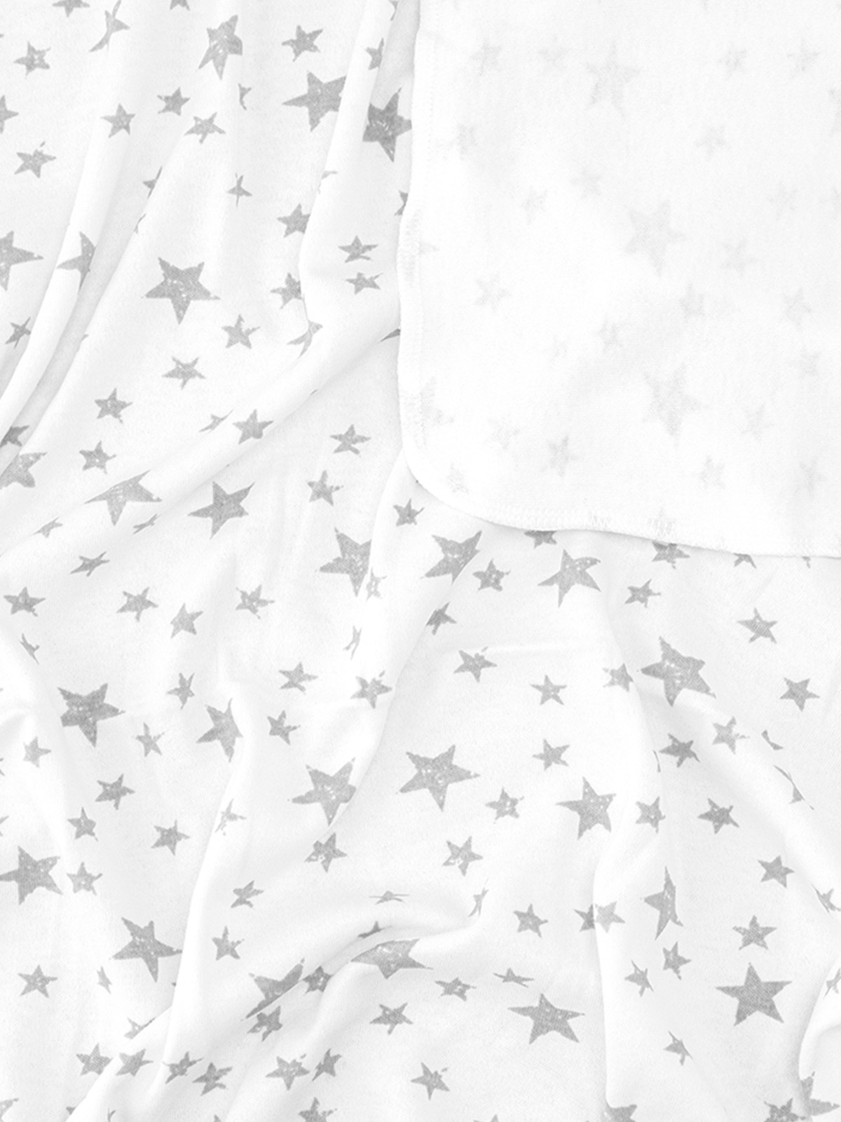 Пелёнка Mjolk Гуси/White Sand/Звёзды трикотаж 85х120 см 3 шт. - фото 3