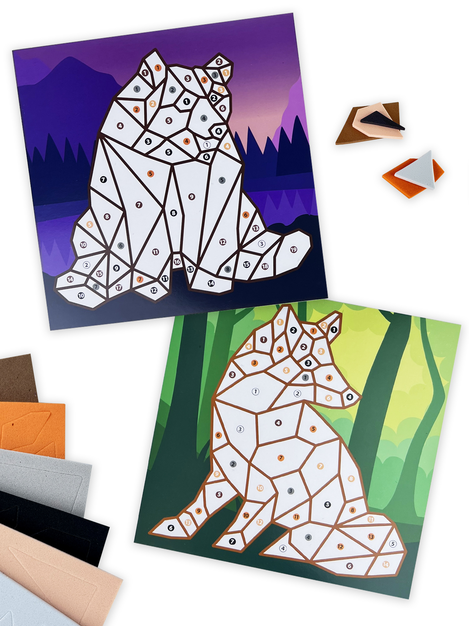 Набор для творчества Дрофа-Медиа Медведь Лиса аппликация - фото 5