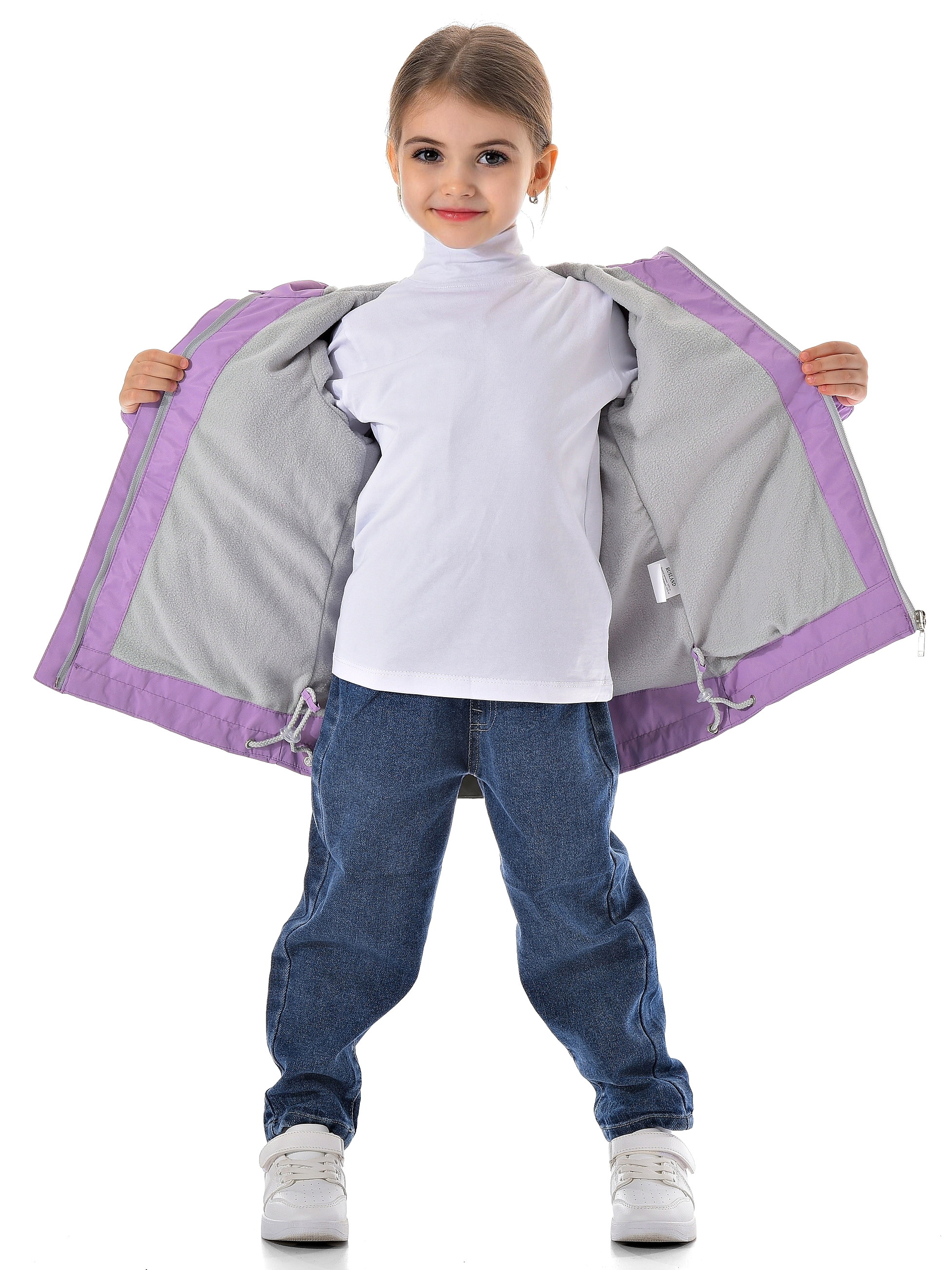 Ветровка Rusland 58-20однотон/сиреневый - фото 8