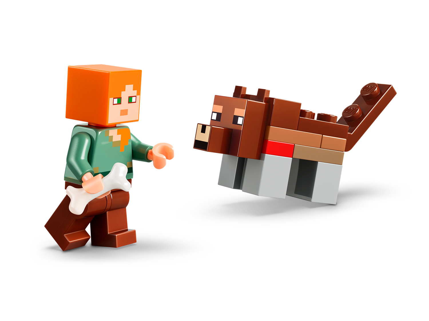 Конструктор LEGO Minecraft Приключение в первую ночь 301 дет. - фото 4