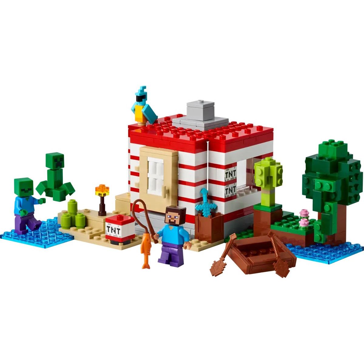 Конструктор LEGO Minecraft Дом в джунглях ТНТ 287 дет. - фото 2