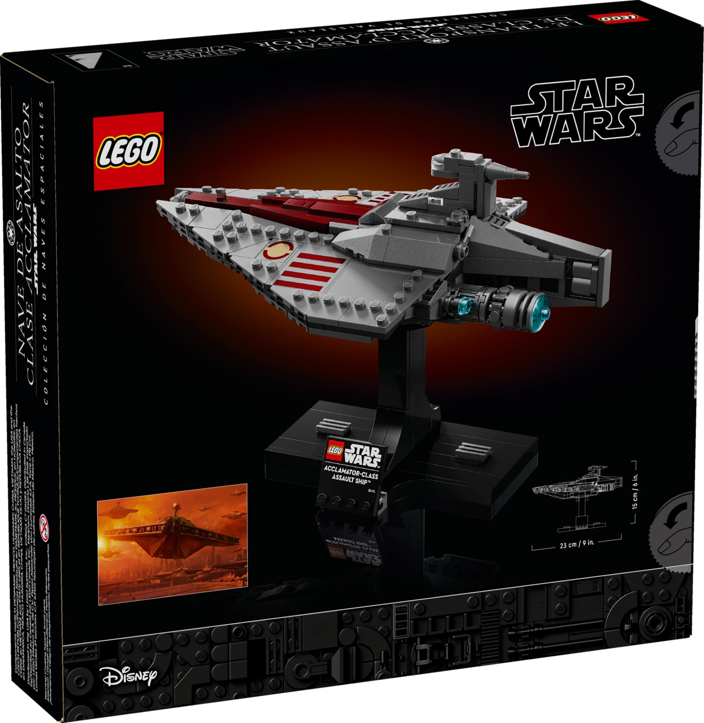 Конструктор LEGO Star Wars Штурмовой корабль 75404 450 дет. - фото 10