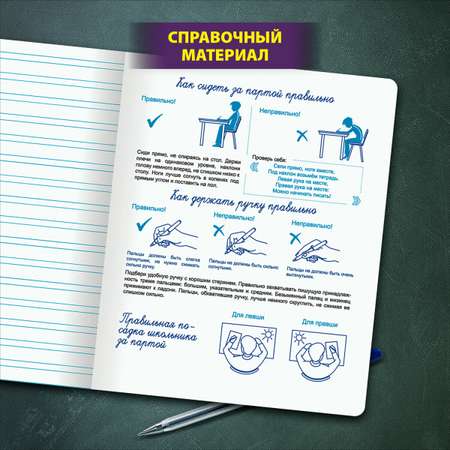 Общая тетрадь Юнландия узкая линейка 12 лист. 10 шт.