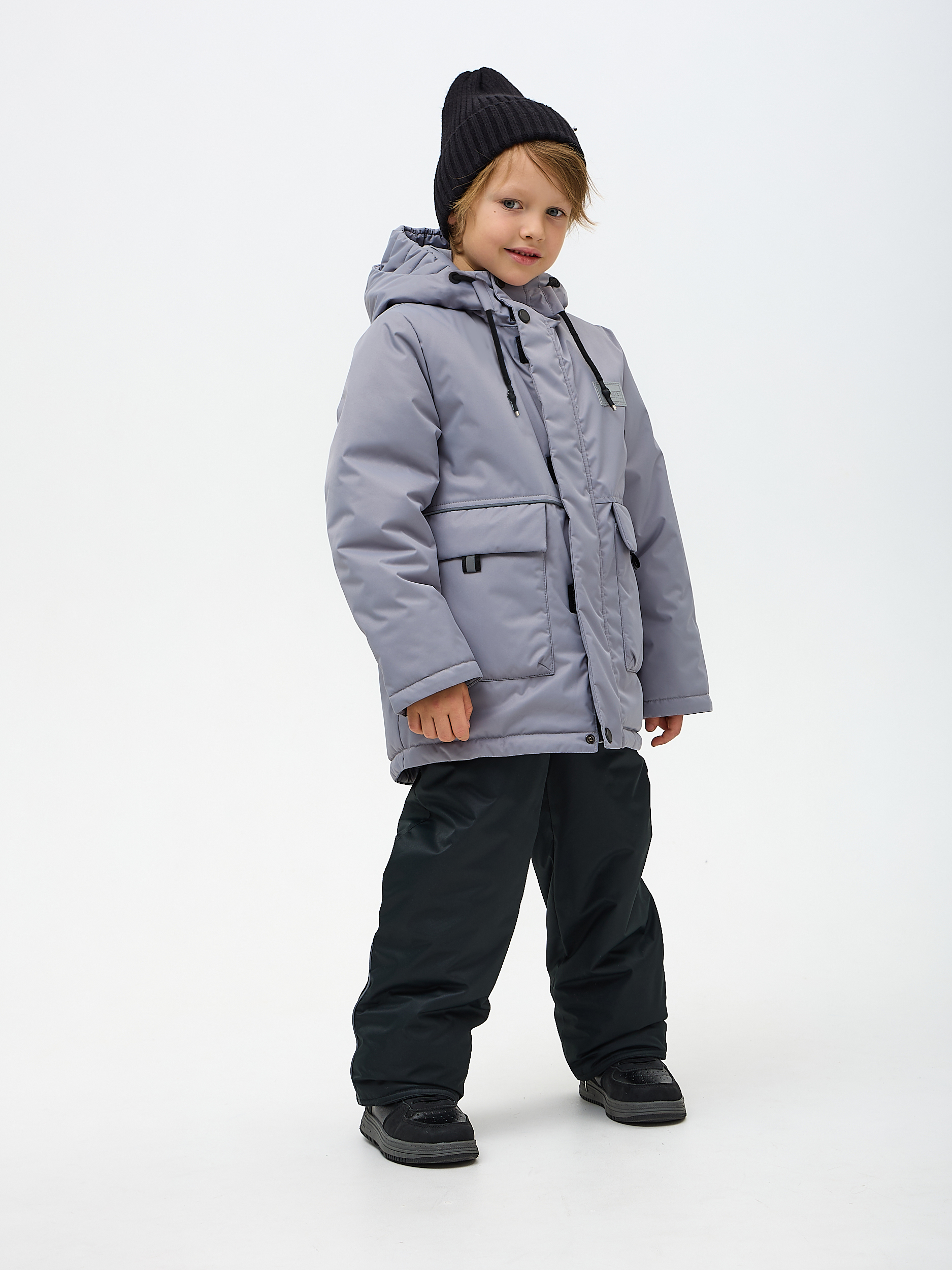 Куртка и полукомбинезон Kvartet 754 серый - фото 3