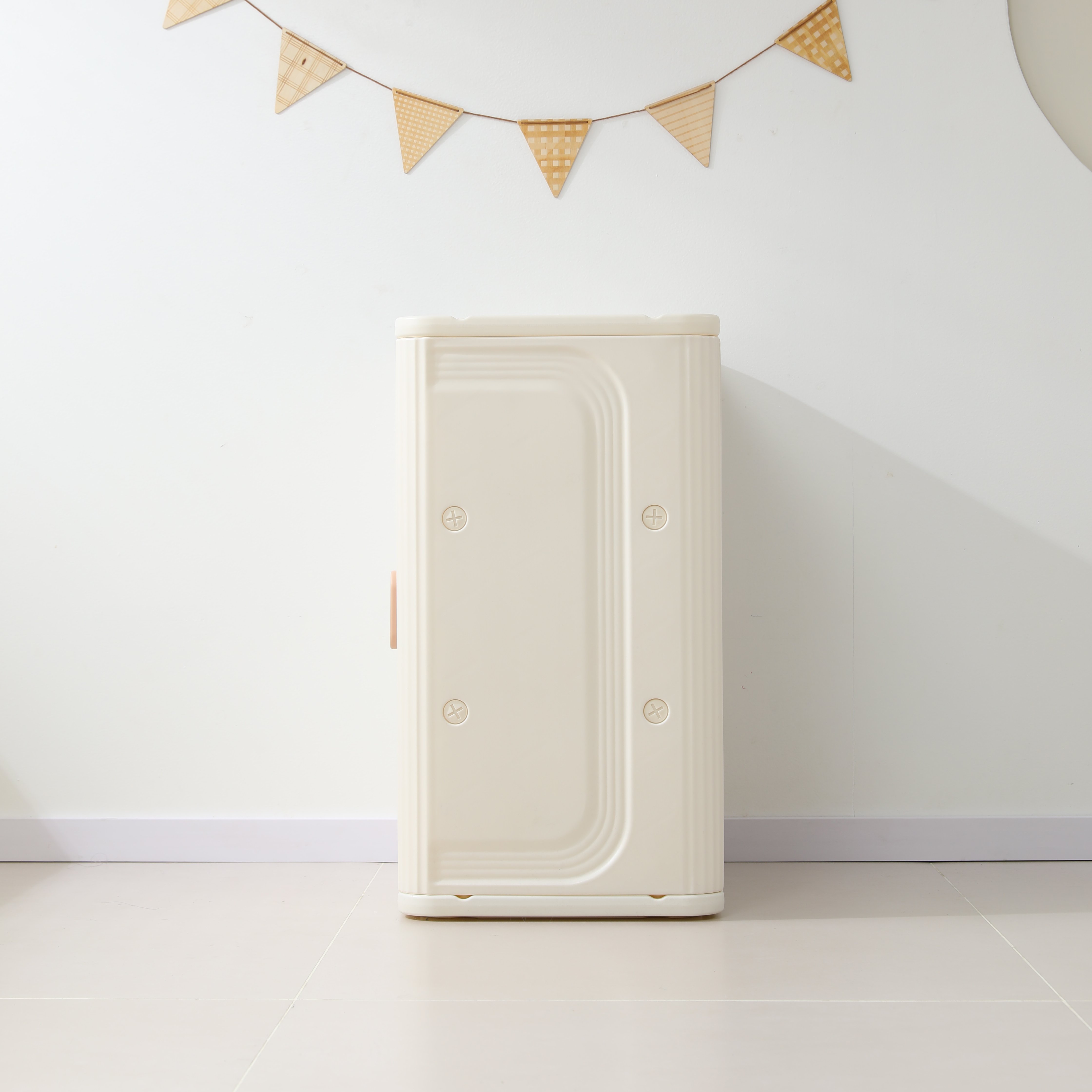 Шкаф UNIX Kids Locker 3 shelfs Camel - фото 19