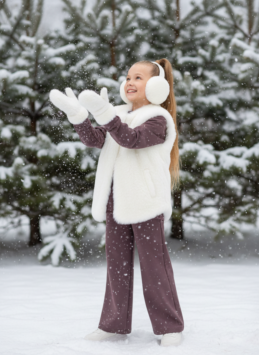 Костюм Утенок 7065 слива - фото 4