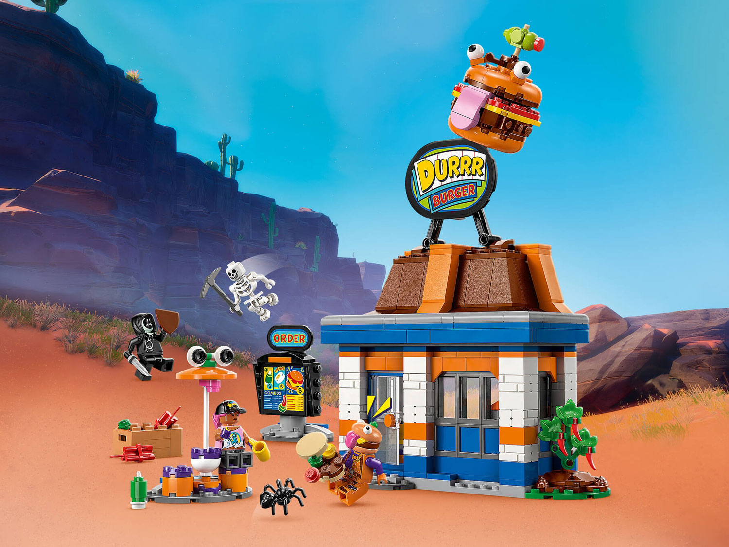 Конструктор LEGO Fortnite Даррр Бургер 546 дет. - фото 5