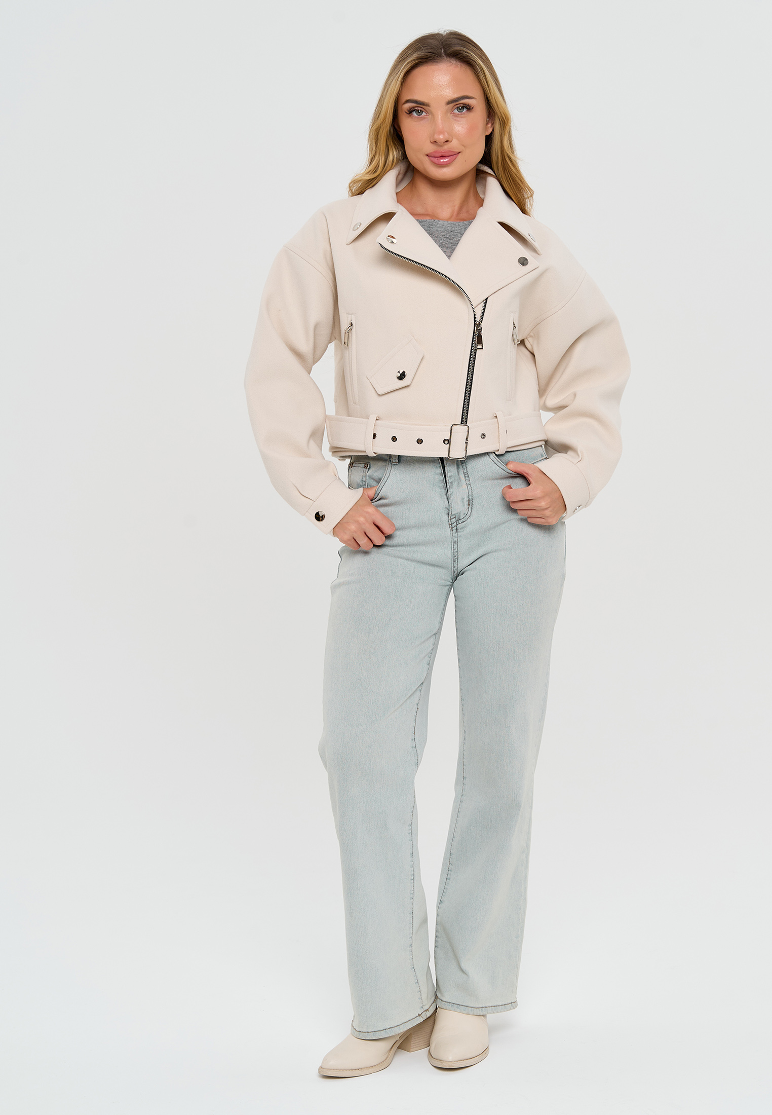 Косуха Stylish AMADEO AJ-8501-бежевый - фото 7