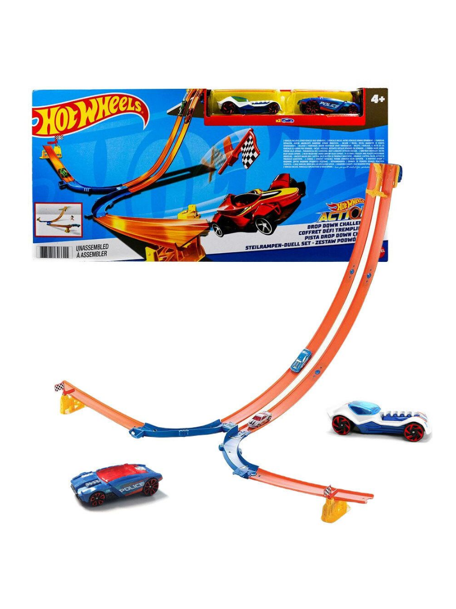 Трек Hot Wheels Ипытание спуском с петлей DNN81 - фото 1