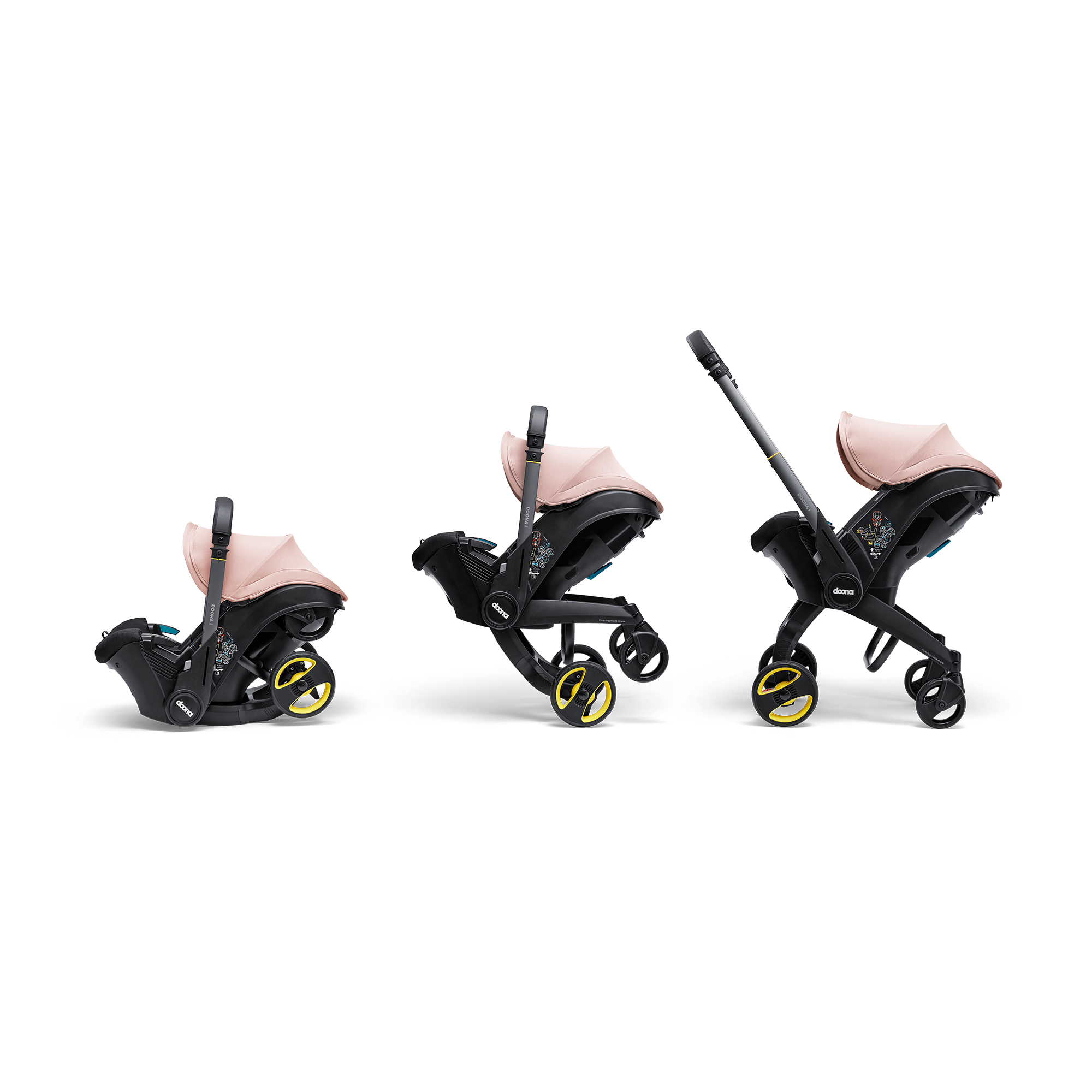 Автокресло Doona i, цвет: Blush Pink Isofix 0 (0 -13 кг) - фото 16