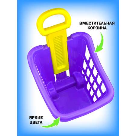 Игровой набор СТРОМ тележки и корзинки