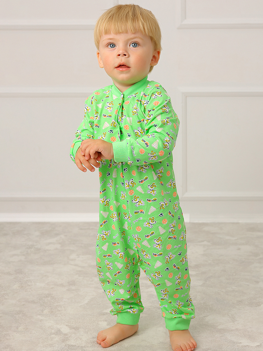 Комбинезон YOULALA 01921001-пес-зел-чк - фото 1