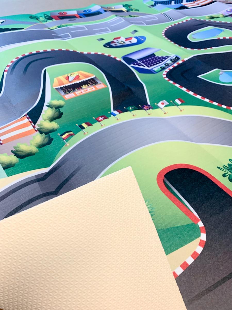 Детский складной коврик Achoka Гоночный трек 150 x 100 см 1 шт. - фото 5