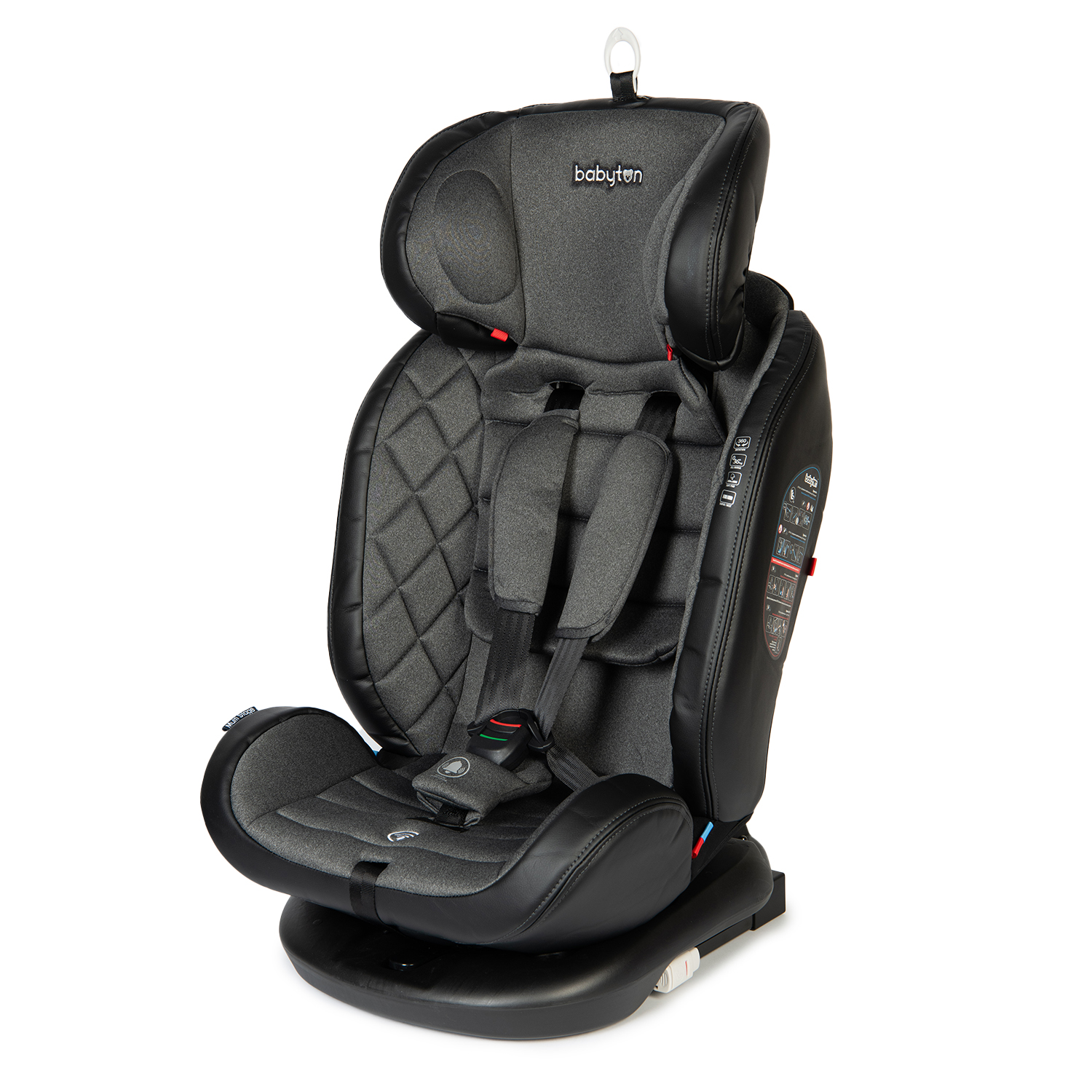 Автокресло Babyton Multi-Stage Black Isofix 0+/1/2/3 (0-36 кг) - фото 17