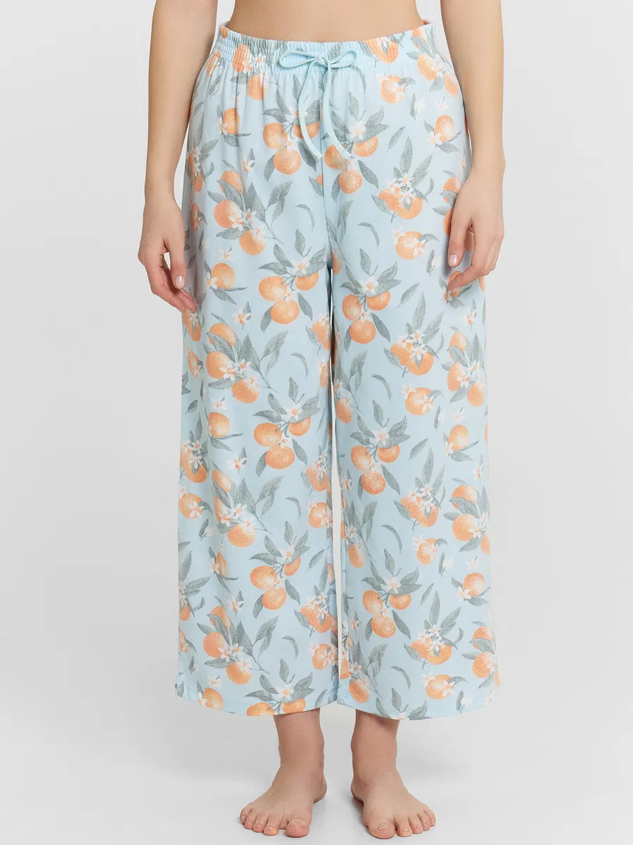 Пижама Mark Formelle (Марк Формэль) 592600/сахарная пудра +апельсины на сахарной пудре - фото 9