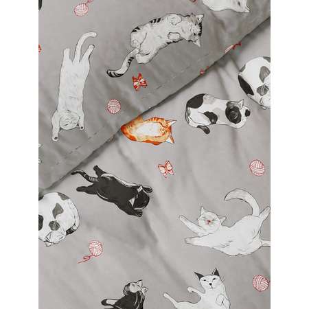 Комплект наволочек Сказка. Kitties 40x60 см 2 шт на молнии
