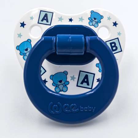 Пустышка WeeBaby ортодонтическая от 18 мес.