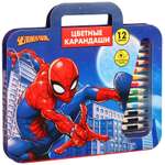 Карандаши цветные Marvel 12 шт.