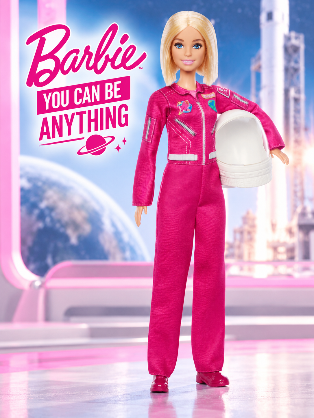 Кукла модельная Barbie Астронавт JKF77 JKF77 - фото 1