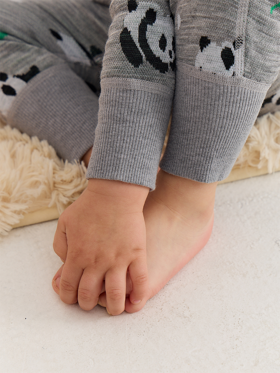 Термокомбинезон Dr. Wool DWWNB16/панды - фото 13