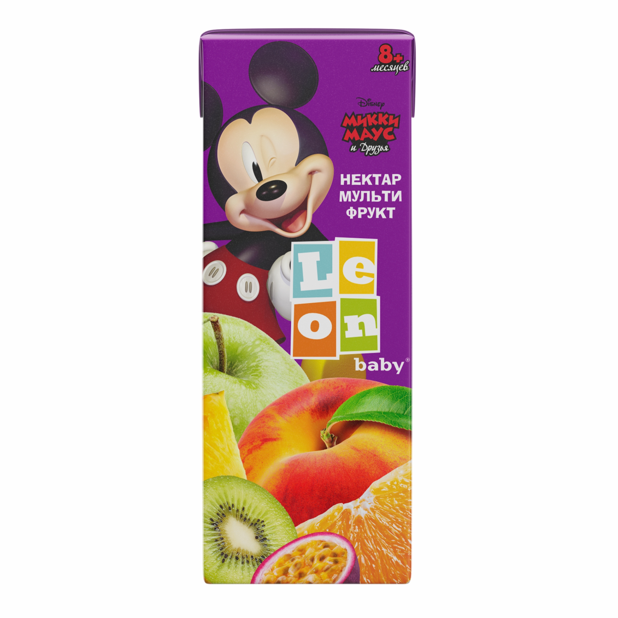 Нектар LEON baby Мультифрукт с 8 мес 0.2 л - фото 1