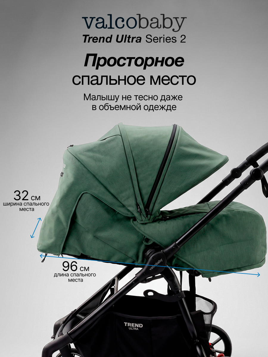 Коляска прогулочная Valco baby Trend Ultra серия 2 зеленый - фото 11