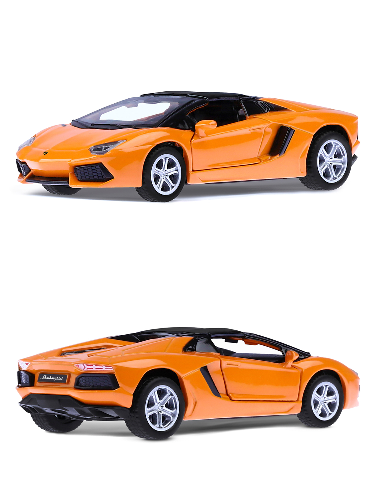 Автомобиль АВТОпанорама Lamborghini Aventador LP700 4 Roadster 1:43 JB1200140 - фото 6