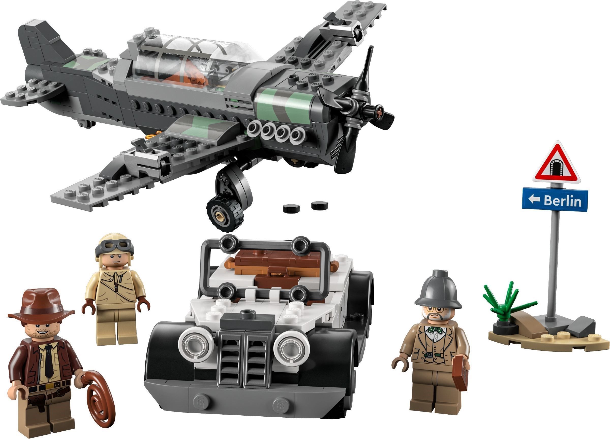 Конструктор LEGO Indiana Jones погоня за истребителем 387 дет. - фото 9