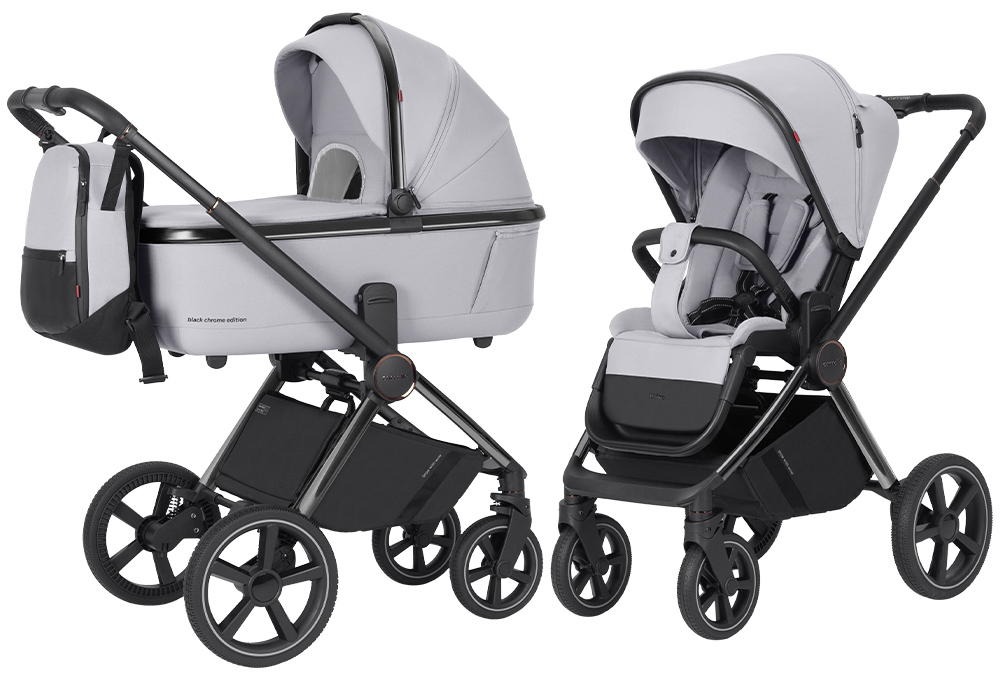 Коляска 2в1 Carrello Ultimo Chrome CRL-6524 / 2025 серый - фото 1
