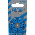 Батарейки Perfeo Za675 6bl Airozinc Premium 6 штук