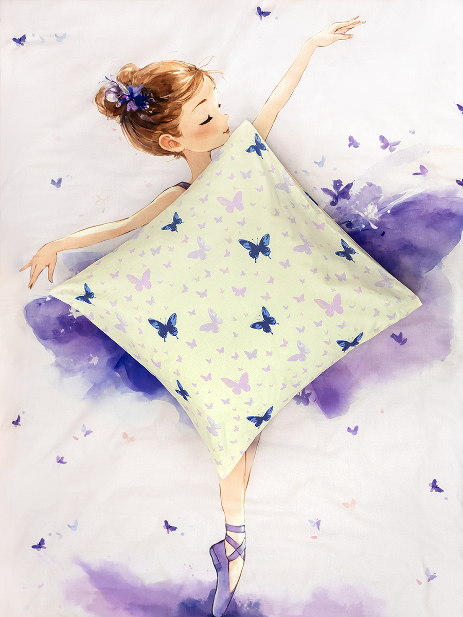 Комплект постельного белья BRAVO kids dreams Балерина поплин полутораспальный 3 предм. - фото 11