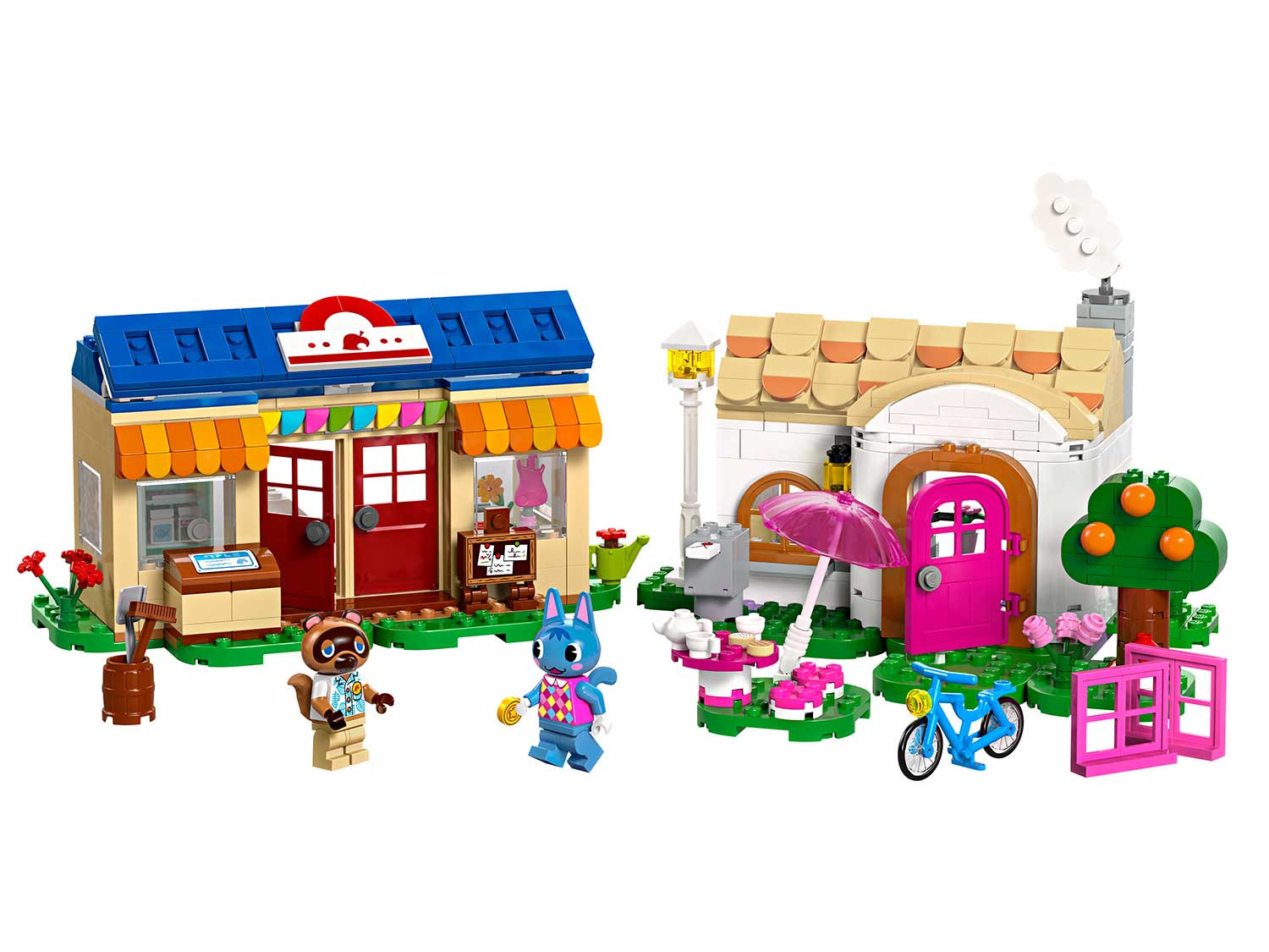 Конструктор LEGO Animal Crossing Уголок Нука и дом Рози 535 дет. - фото 3