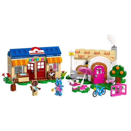 Конструктор LEGO Animal Crossing Уголок Нука и дом Рози 535 дет.