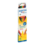 Карандаши цветные GIOTTO 6 шт.