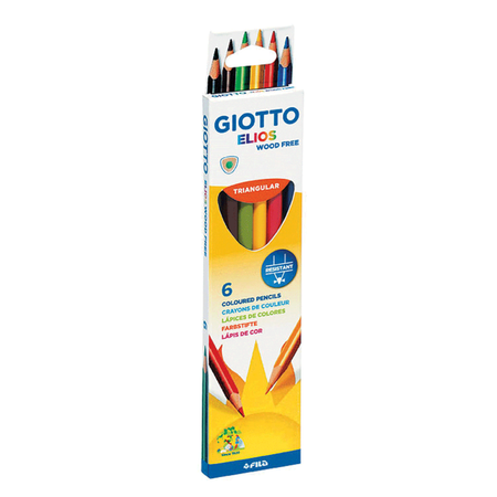 Карандаши цветные GIOTTO 6 шт.