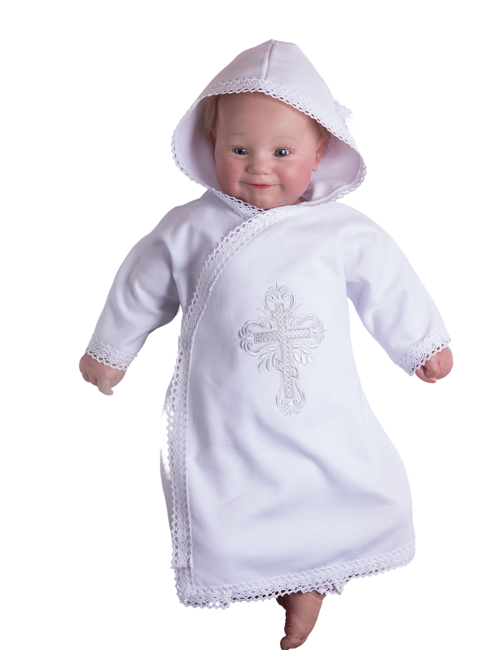 Рубашка крестильная Совенок Дона ХК1-124/0-5 - фото 4