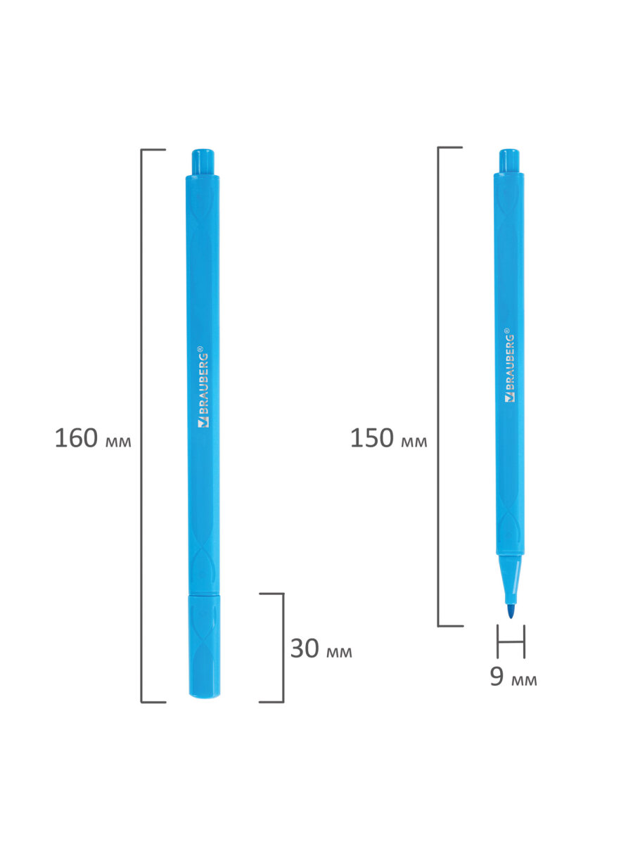 Фломастеры Brauberg 12 цв. - фото 11