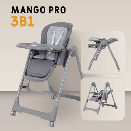 Стульчик для кормления Rant Basic Mango Pro серый